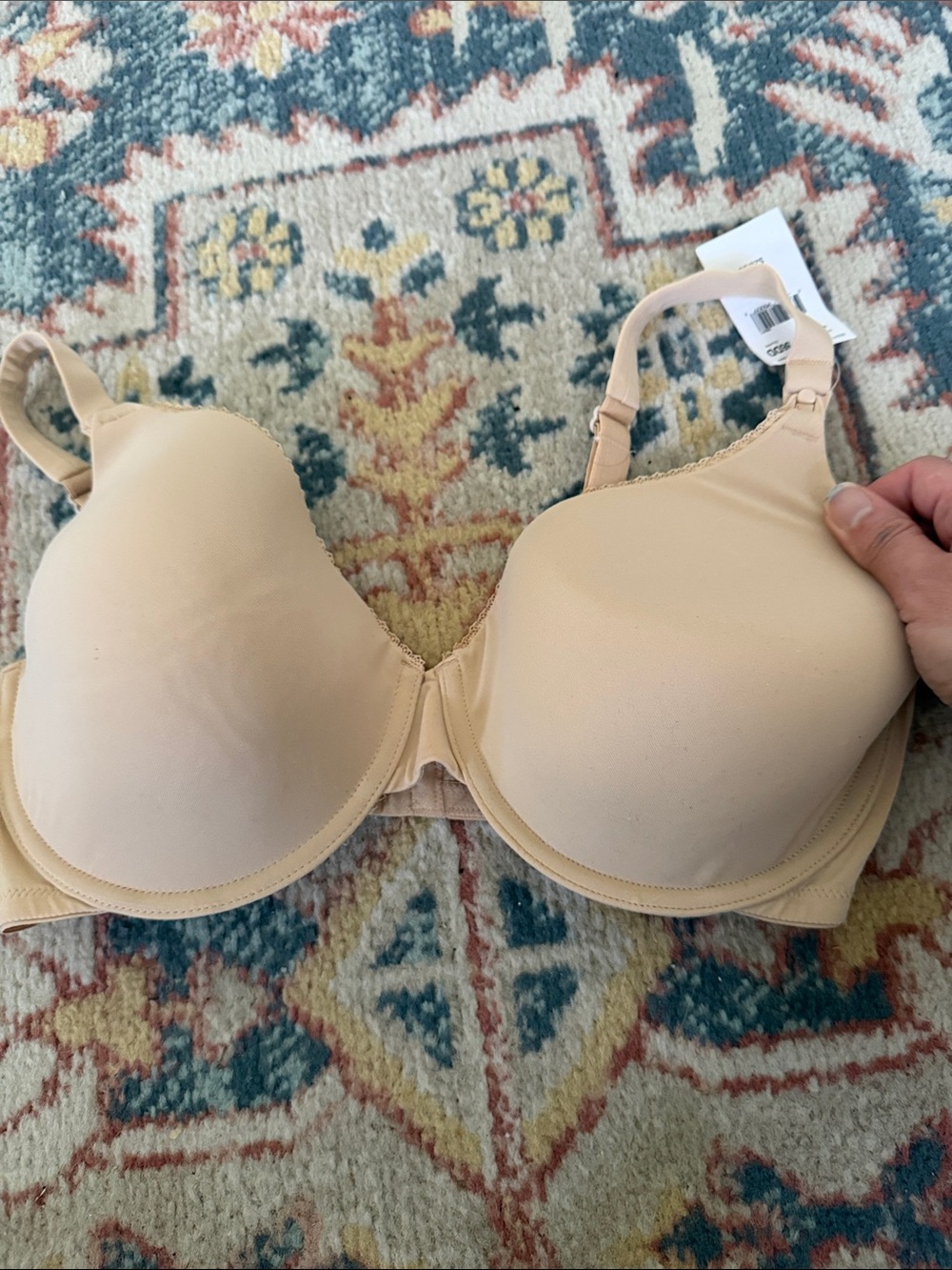 Motherhood Nude T-Shirt NURSING Bra - Light Beige